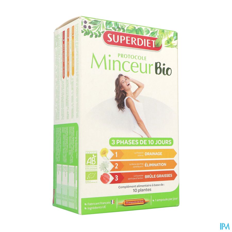 produit SUPERDIET PROTOCOLE MINCEUR N1 AMP3X10
