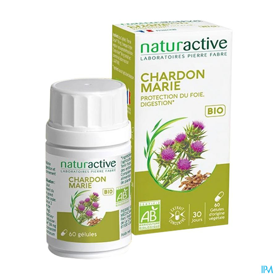 produit NATURACTIVE CHARDON MARIE BIO GELULES