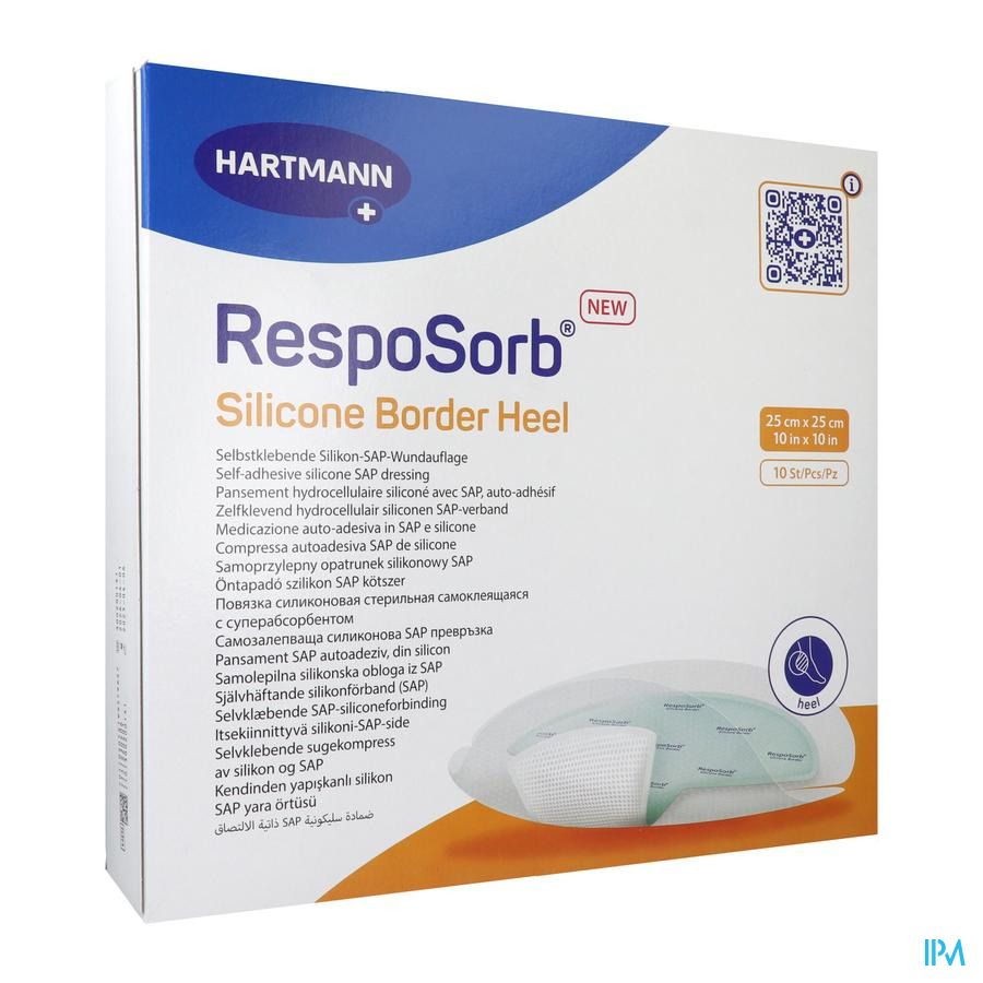 vignette RESPOSORB SILIC BORD HEEL/TALON 25X25 10