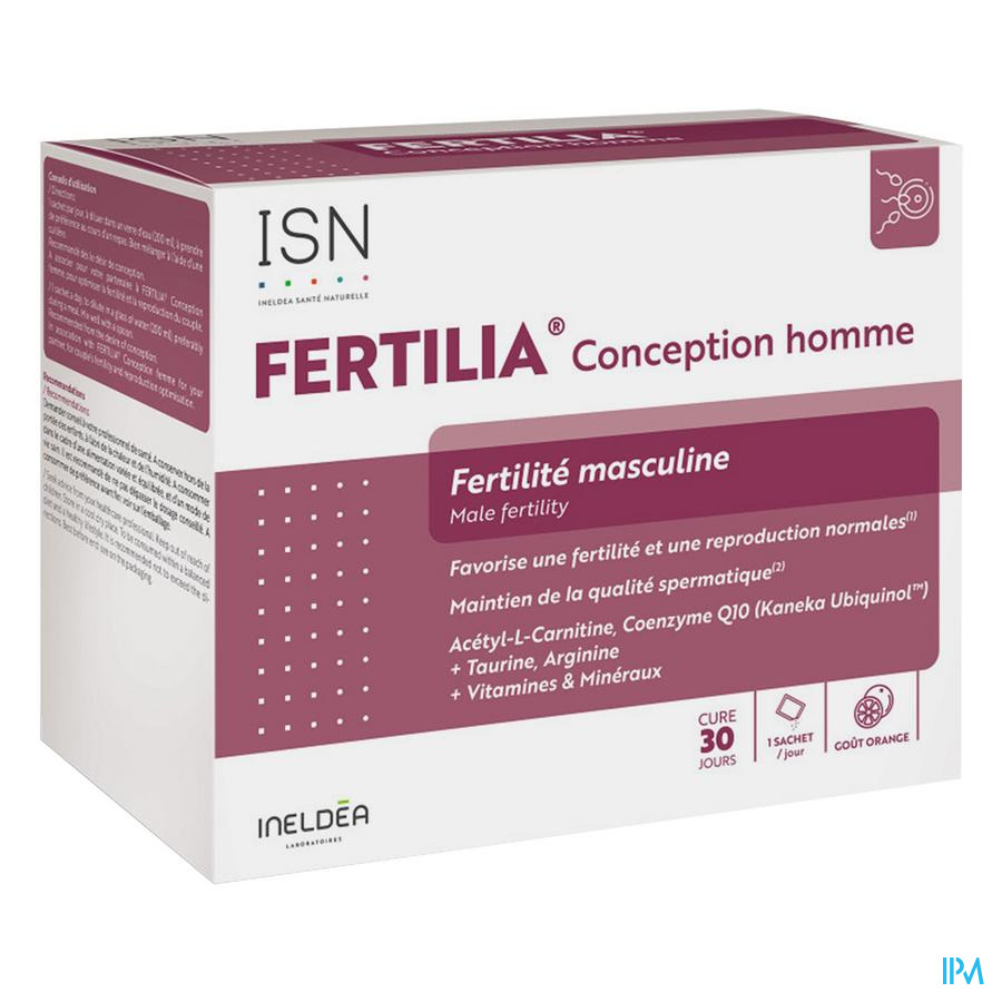 vignette Ineldea Isn Fertilia Conception Homme Fertilite Masculine Sachet 30