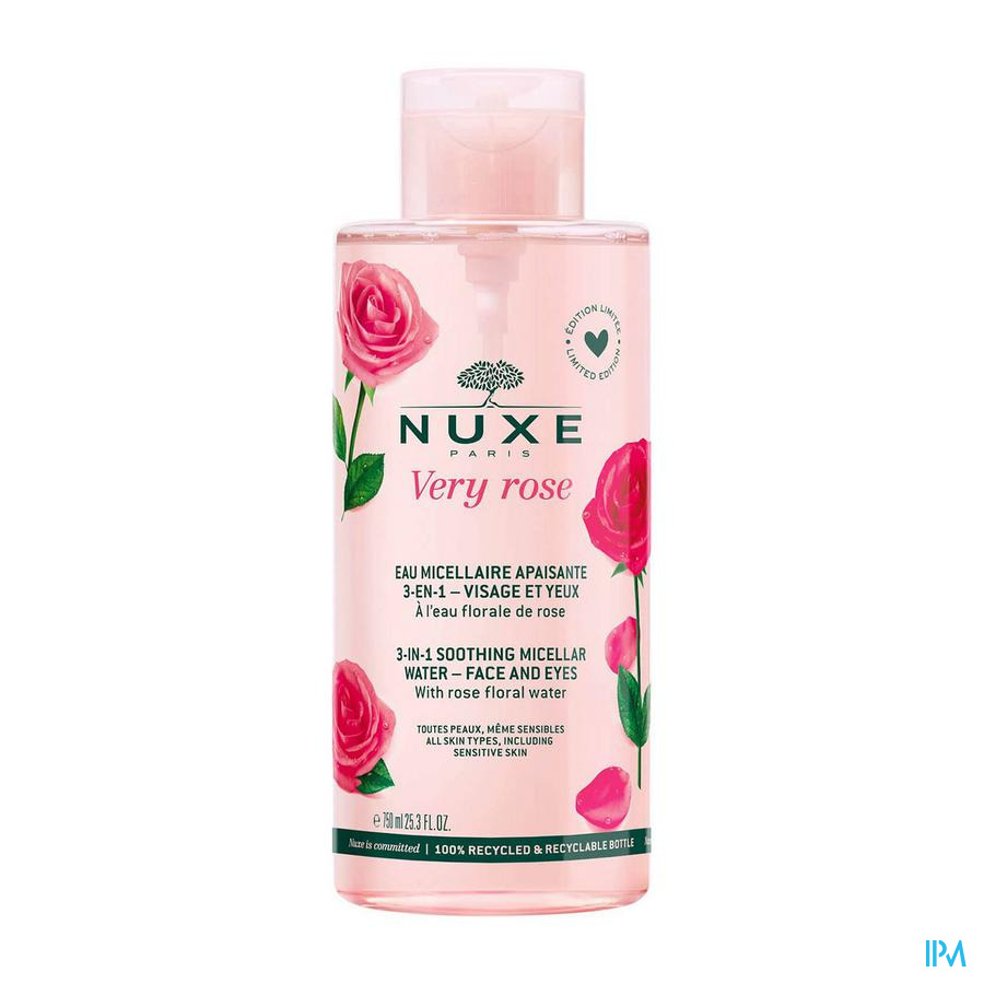 vignette Nuxe Very Rose Eau Micellaire Apaisante 3en1 750ml