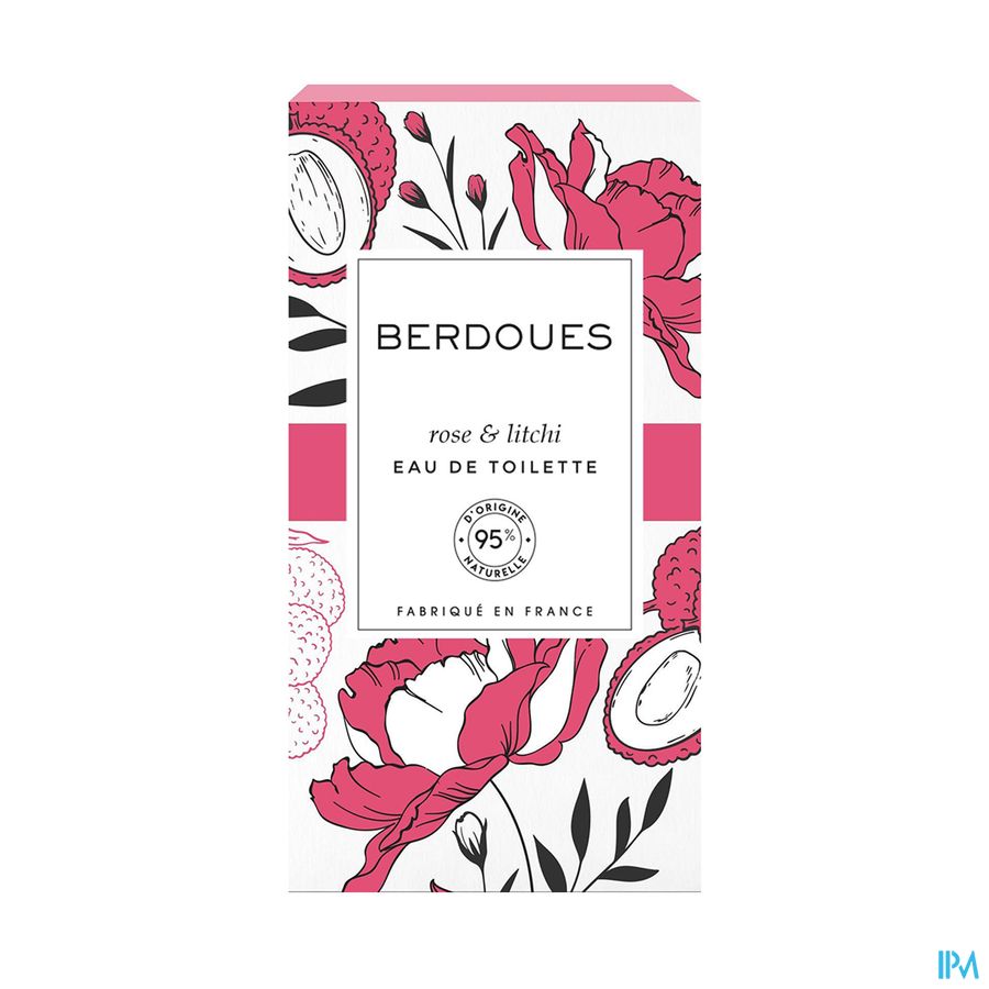 vignette BERDOUES EDT ROSE &amp; LITCHI VAPO 100ML