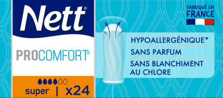 produit NETT PROCOMFORT TAMPONS DIGITAUX SUPER 24