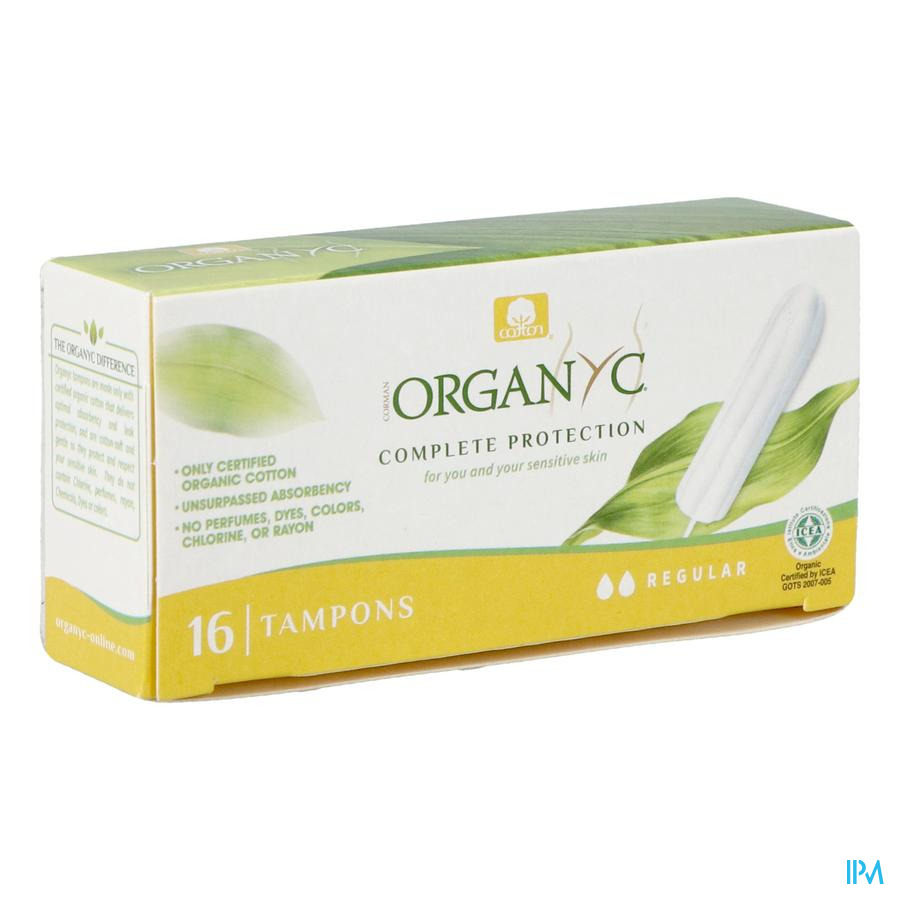 vignette ORGANYC TAMPON DIGITAL BIO NORM 16