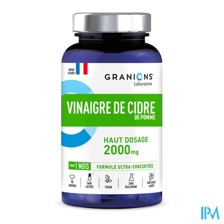 vignette Granions Vinaigre De Cidre De Pomme 2000mg Comprimes 60