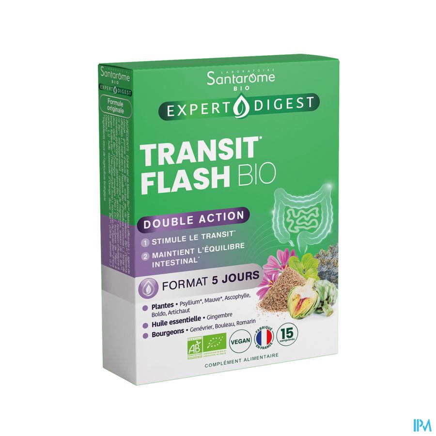 produit SANTAROME TRANSIT FLASH BIO CPR15