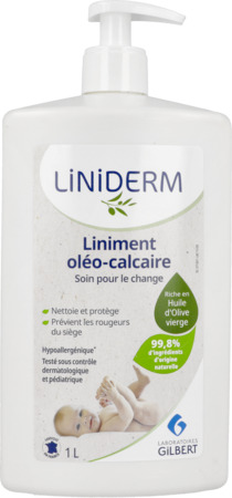 vignette Laboratoires Gilbert Liniderm Liniment Oleocalcaire Pompe 1l