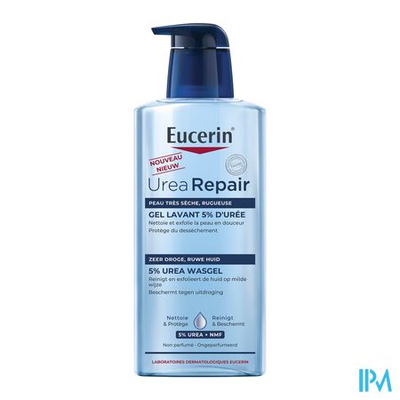 vignette Eucerin Urearepair Gel Lavant 5% D Uree 400ml