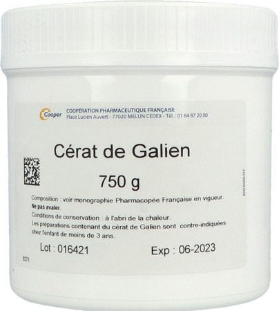 produit Cooper Cerat Galien Codex 750g
