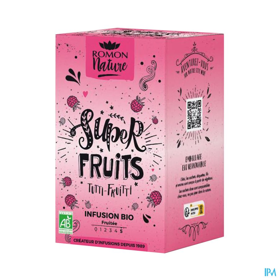 produit ARAQUELLE INFUSION SUPER FRUITS BIO 28,8G