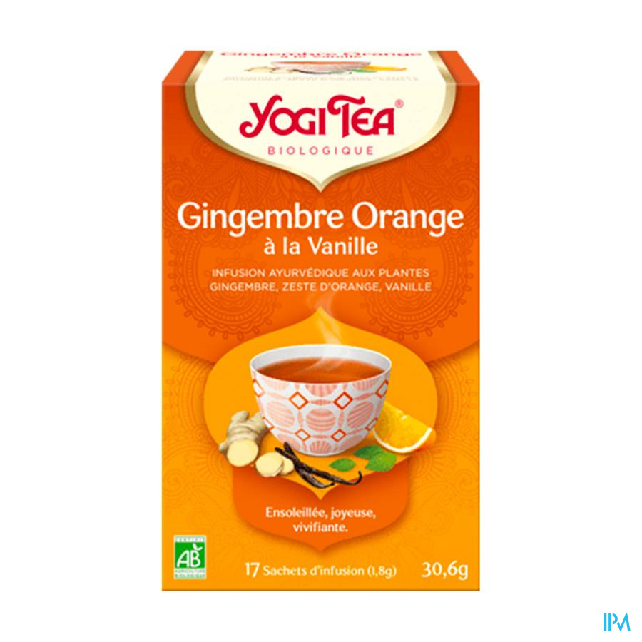 vignette Yogi Tea Gingembre Orange Vanille Bio Infusette 2g 17