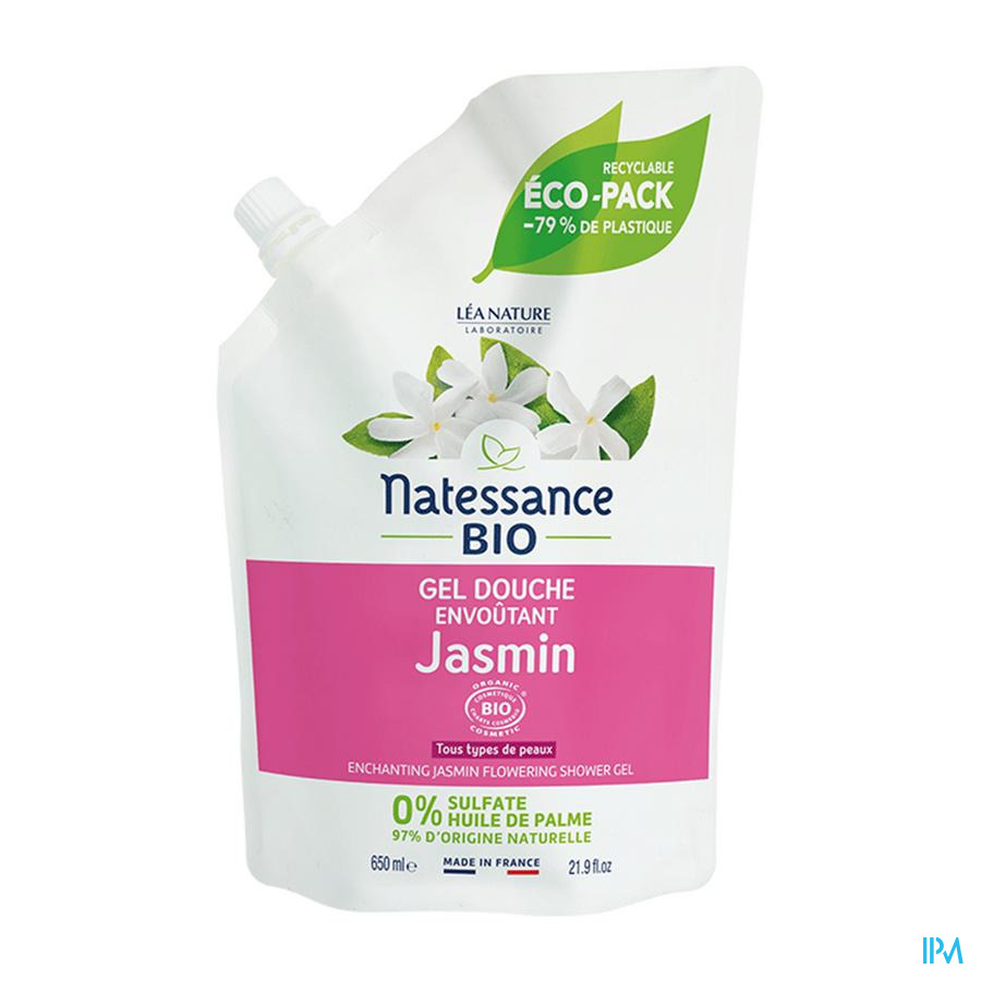 produit Natessance Bio Gel Douche Envoutant Jasmin Bio 650ml