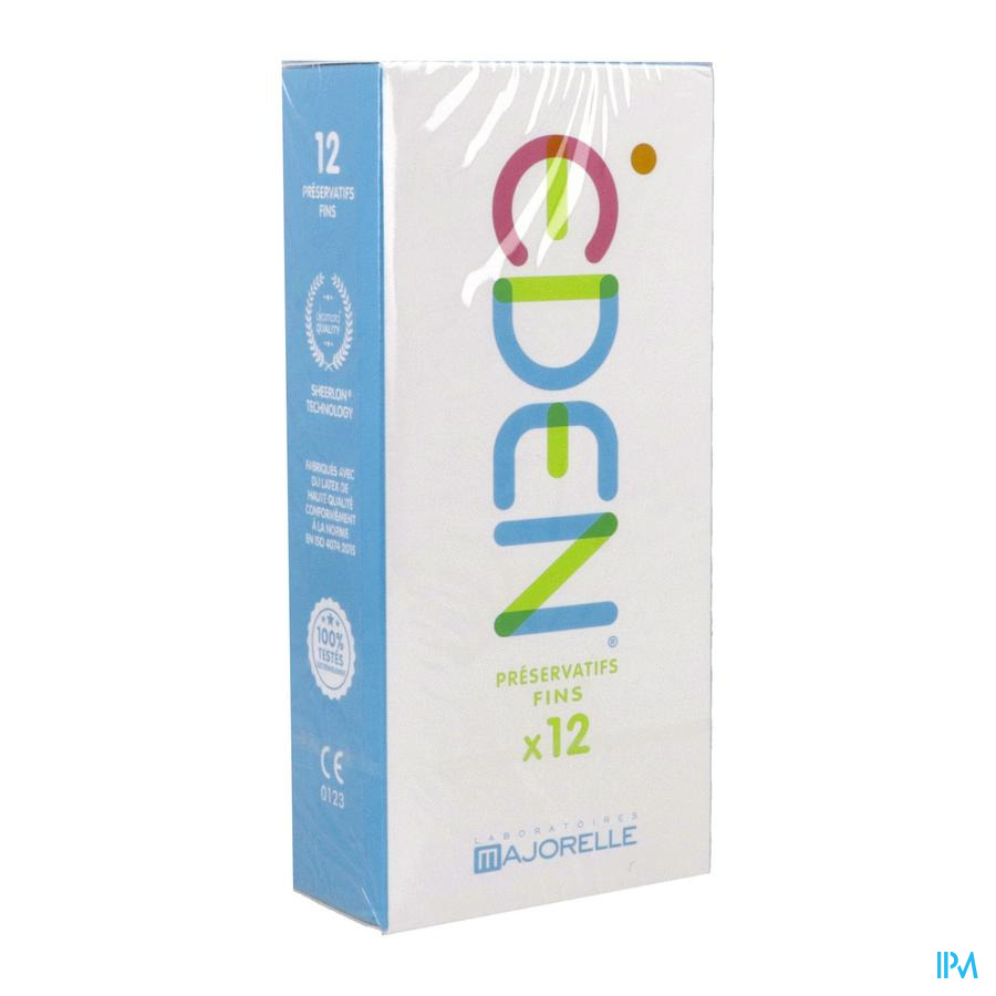 vignette Eden Preservatif Latex Lubrifie Classique 12