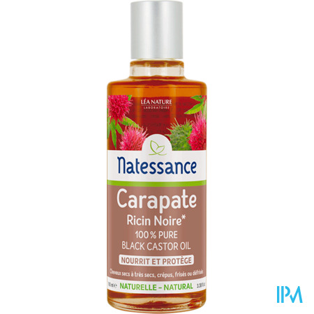 vignette Natessance Naturel Huile Carapate Ricin Noir Nourrit Et Protege 100ml