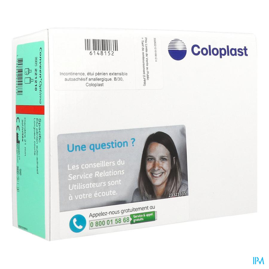 vignette Conveen Optima Specific Etui Penien Sans Latex 21mm 30