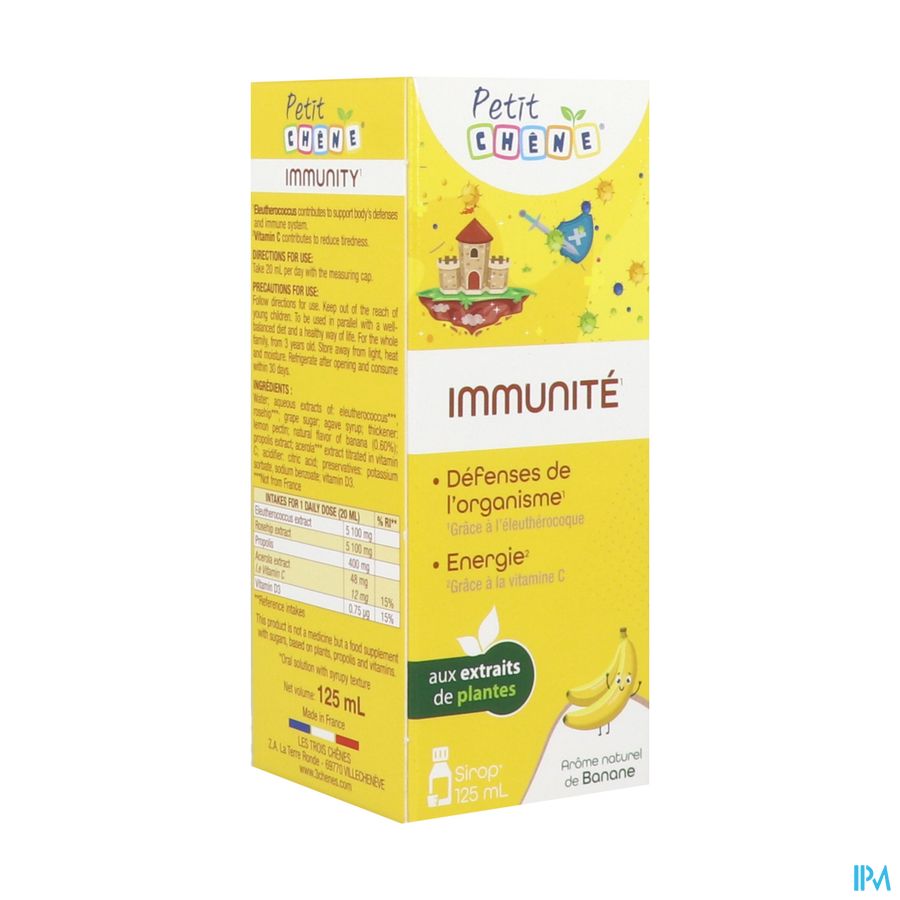 vignette PETIT CHENE IMMUNITE FL 125ML