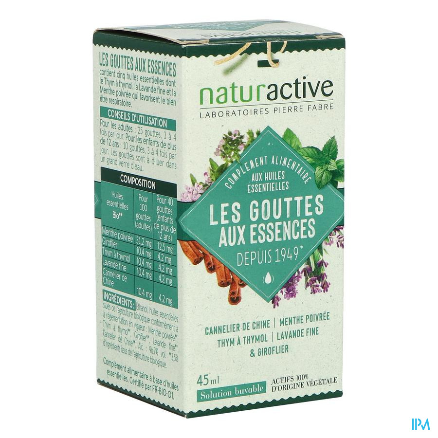 produit Naturactive Gae Goutte Aux Essences Edition Collector 1949 45ml