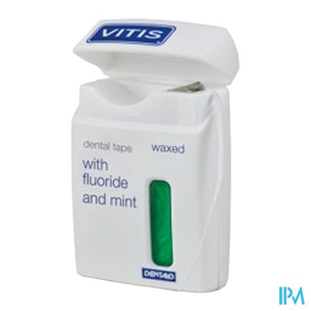 vignette Vitis Fil Dentaire Floss Waxed Fluor Mint 50m