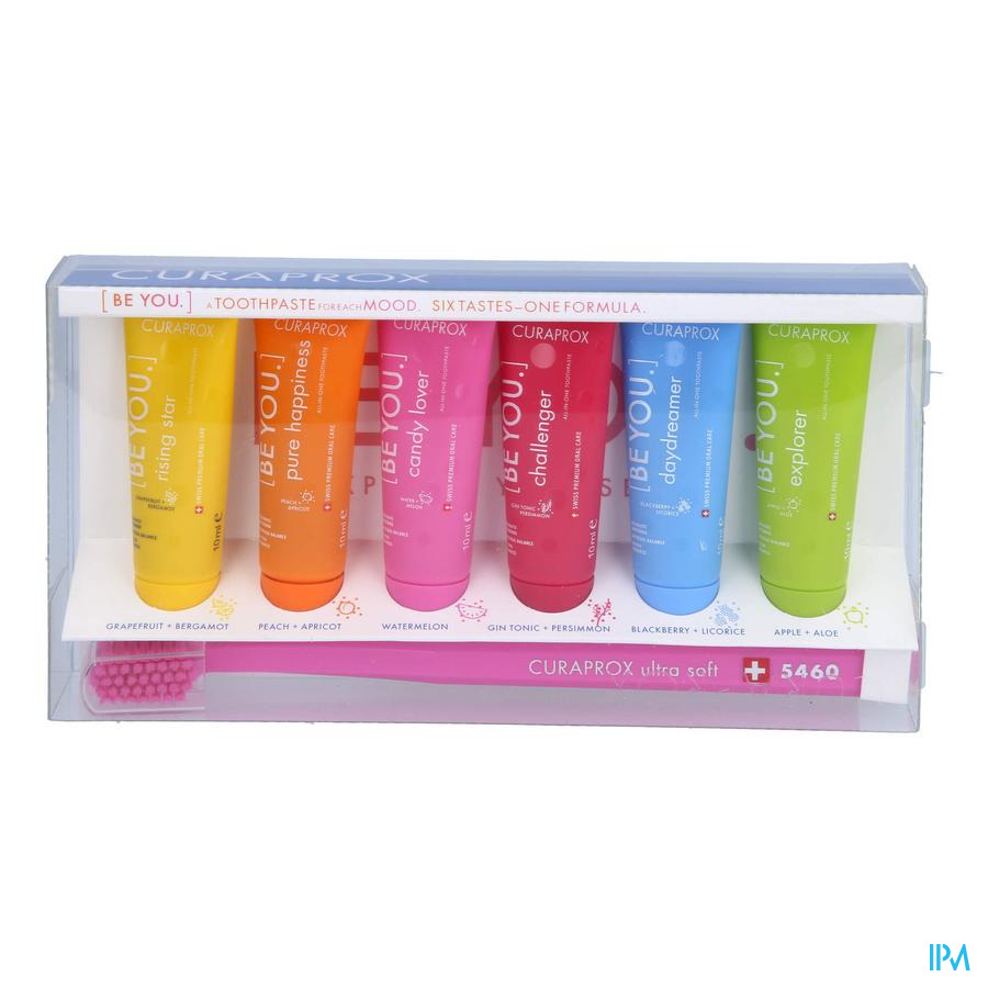 vignette Curaprox Be You Dentifrice Panache 10ml X6