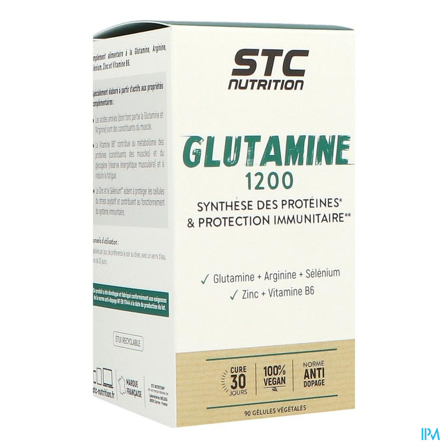 vignette Stc Nutrition Glutamine 1200 Gelule 90