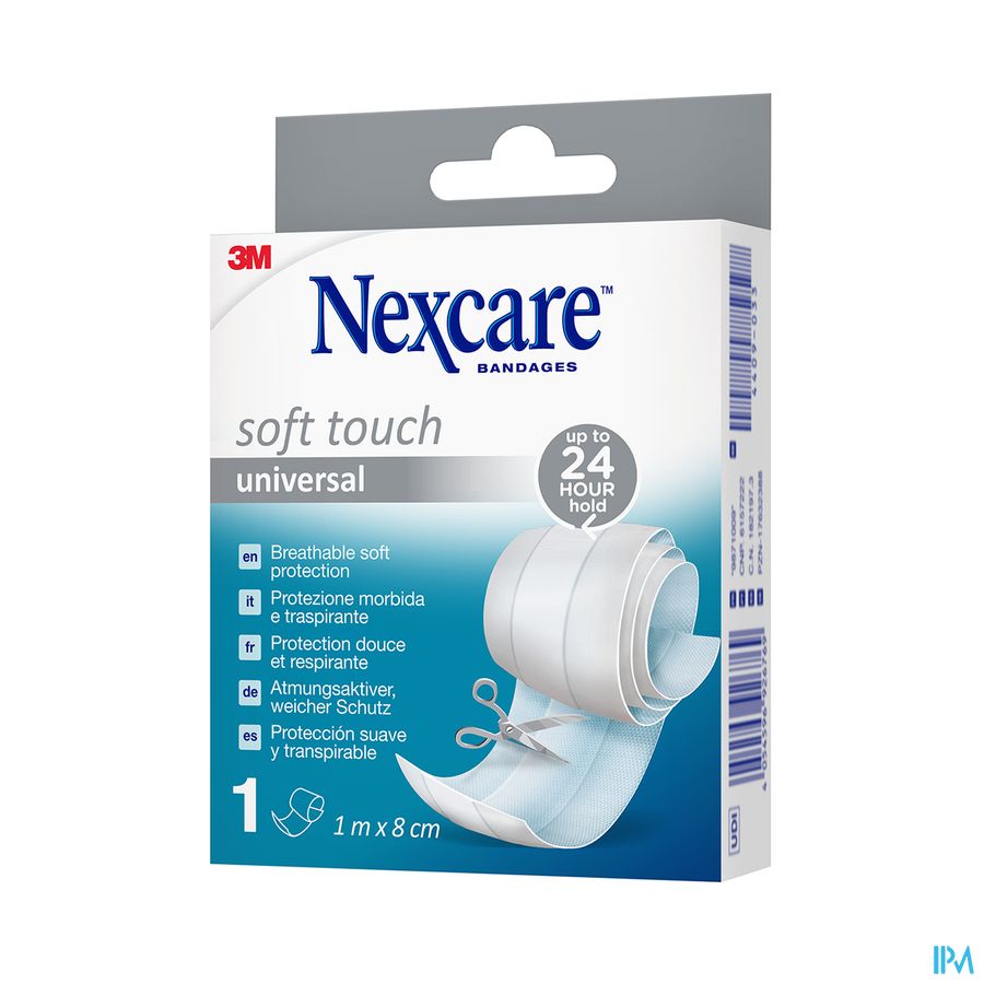 produit 3m Nexcare Soft Touch Bande 1m X 8cm