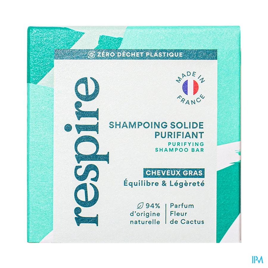 produit Respire Shampooing Solide Purifiant 75g