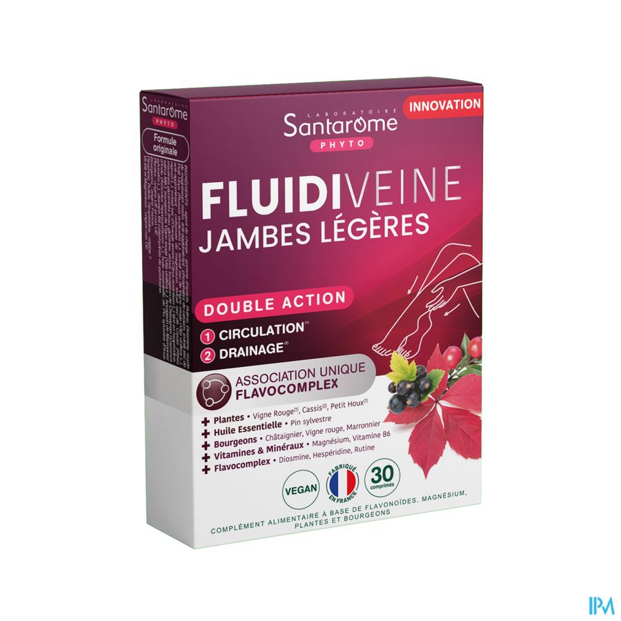produit SANTAROME FLUIDIVEINE JAMBES LEGER CPR30