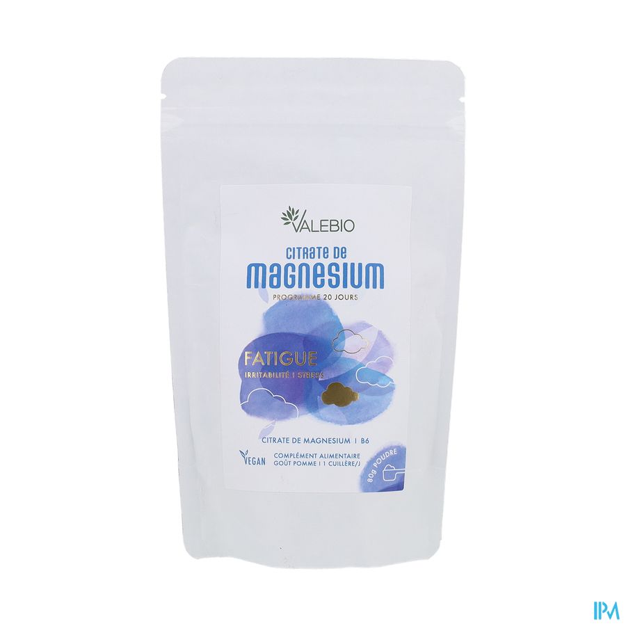 produit VALEBIO CITRATE DE MAGNESIUM 300 80G