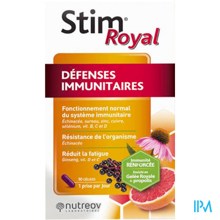 vignette Nutreov Stim Royal Immunite Vitalite Comprime 60