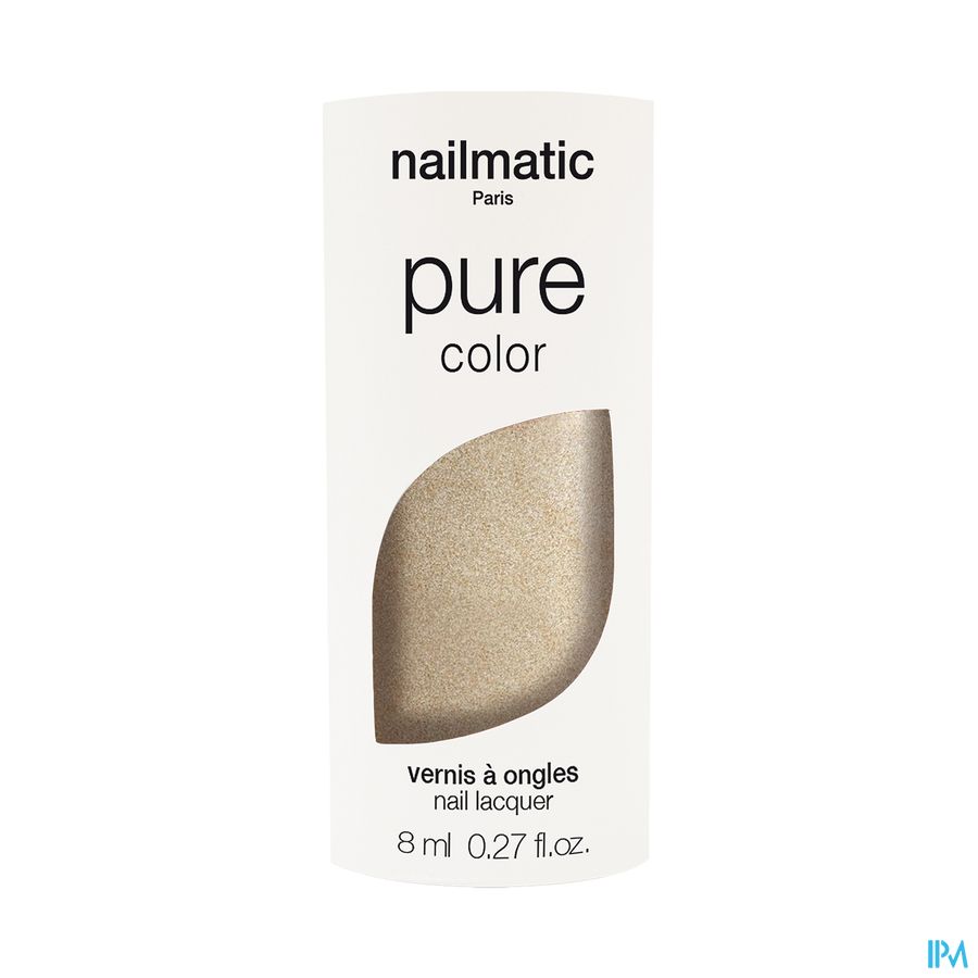 vignette Nailmatic Vernis A Ongles Pure Color Or Gala 8ml