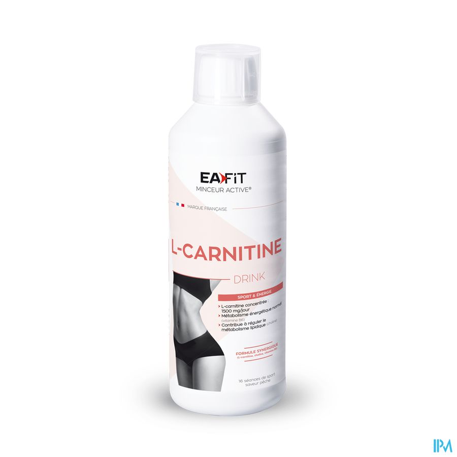 vignette Eafit l Carnitine Drink Solution Buvable Peche 500ml