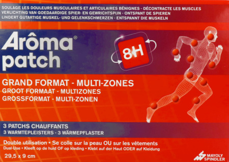 produit AROMA PATCH CHAUFF MULTI-ZONE GMX3