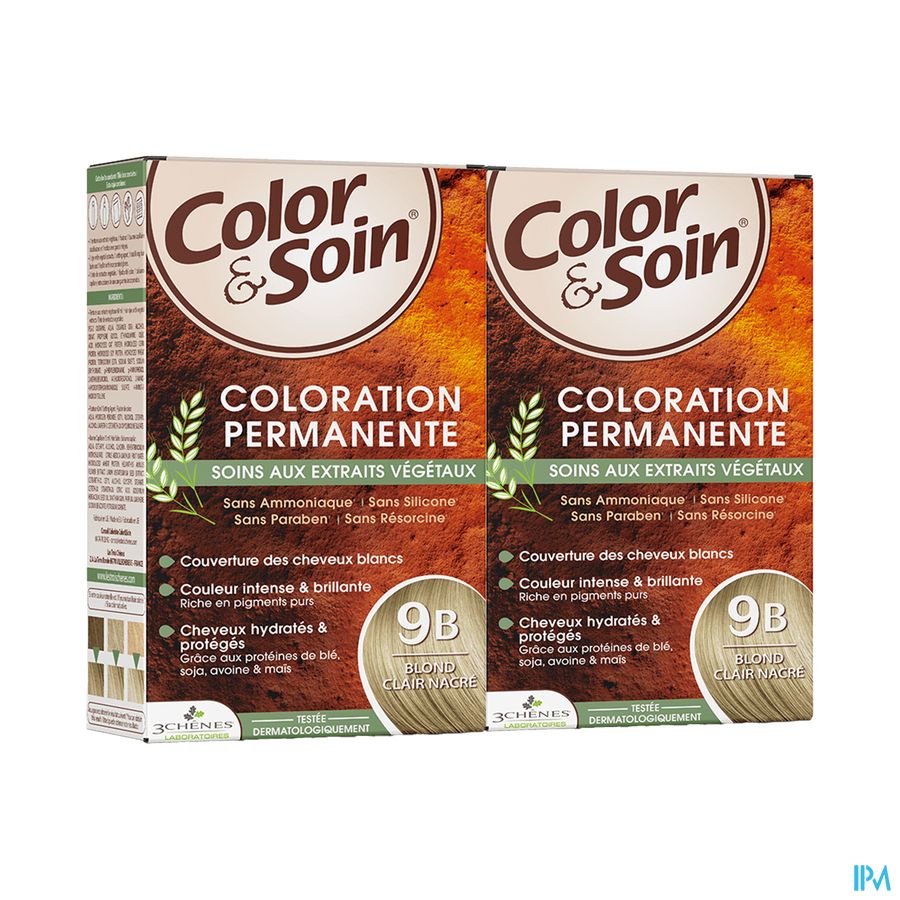 vignette COLOR SOIN BLOND CLAIR NACRE 9B