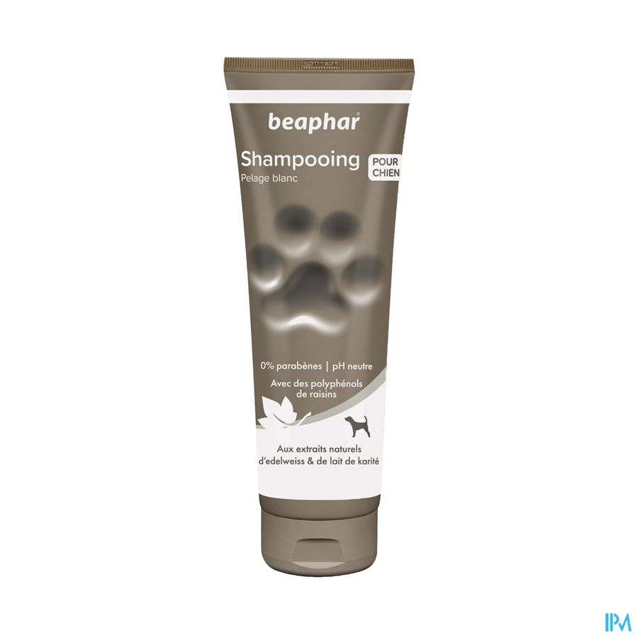 vignette BEAPHAR SHAMPOOING PELAGE BLANC FL/250ML