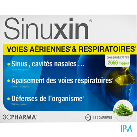 vignette 3c Pharma Sinuxin Comprime 15