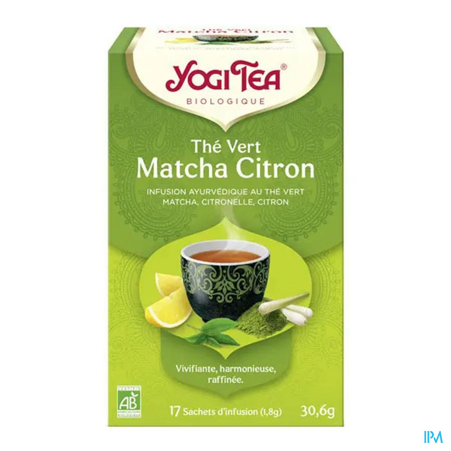vignette Yogi Tea The Vert Matcha Citron Bio Infusette 2g 17