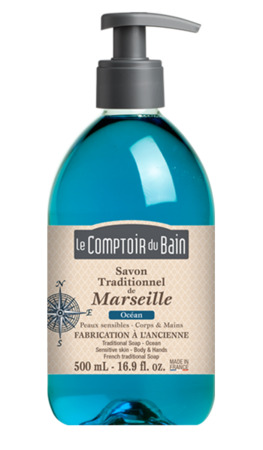 produit Le Comptoir Du Bain Savon De Marseille Ocean 500ml