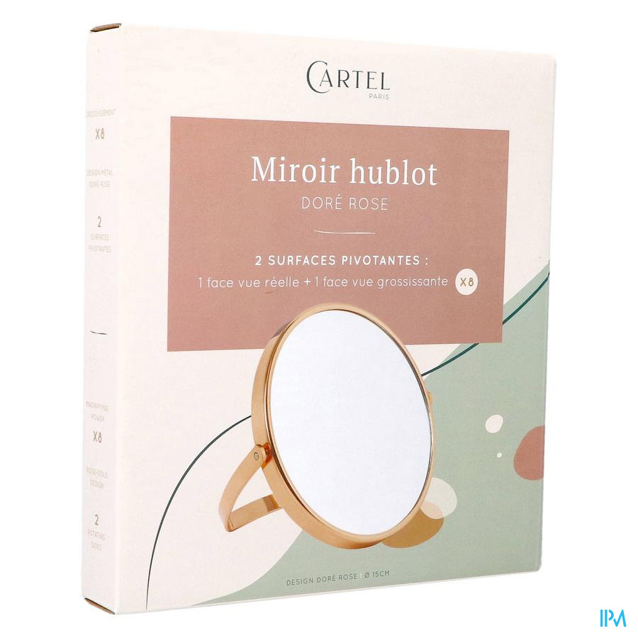 produit VITRY MIROIR HUBLOT OR ROSE.X8