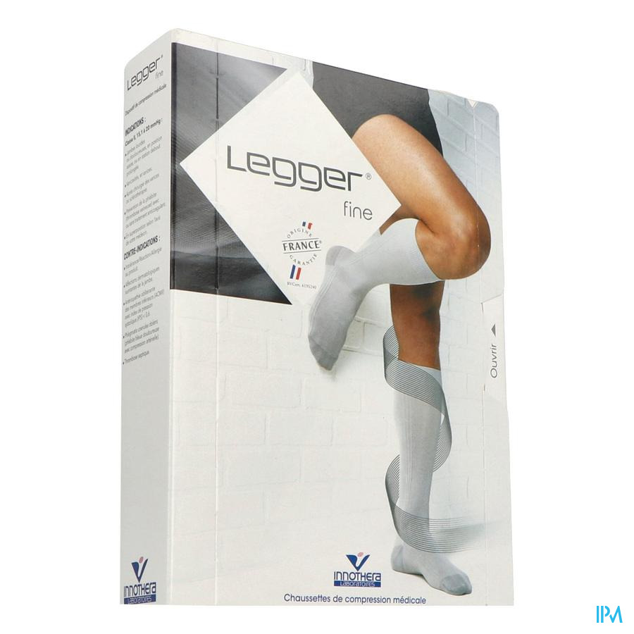 vignette Legger2 Fine Homme Chaussette Noire Normal T3