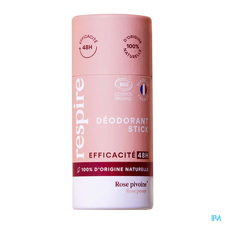 vignette Respire Deodorant Stick Rose Pivoine 50g