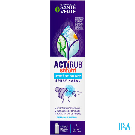 produit Sante Verte Actirub Enfant Spray Nasal 120ml