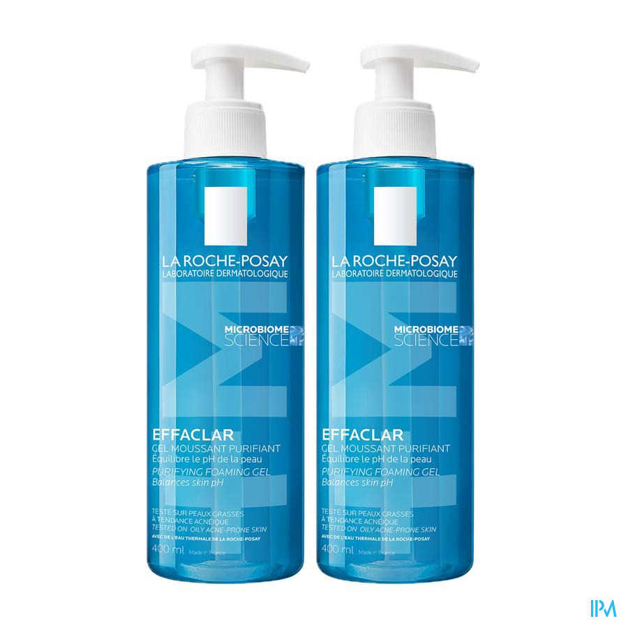 vignette La Roche Posay Effaclar Gel Moussant Purifiant 400ml X2 Bri 5euro