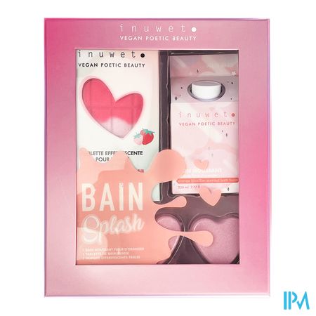 vignette Inuwet Bain Splash Fraise Confetti Coffret