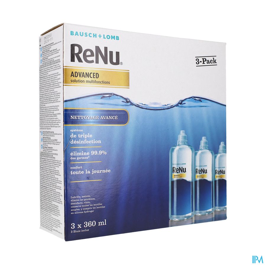 produit RENU ADVANCED 3X360ML