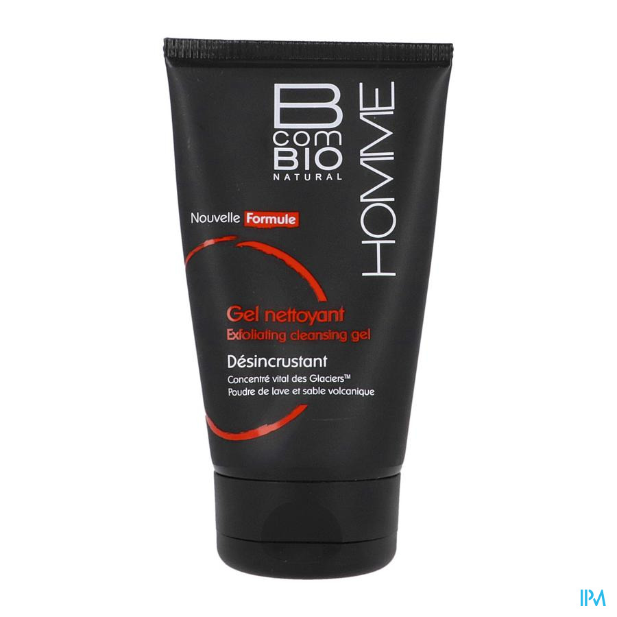 vignette Bcombio Homme Gel Nettoyant Desincrustant Tube 125ml