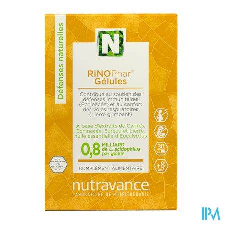 vignette Nutravance Rinophar Gelule 30