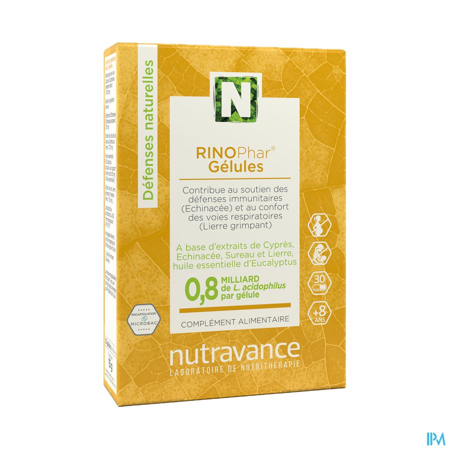 produit Nutravance Rinophar Gelule 30