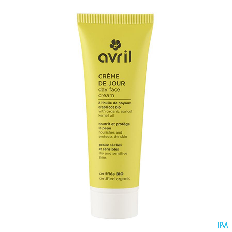 produit Avril Creme De Jour Peaux Seches Peaux Sensibles Certifiee Bio 50ml