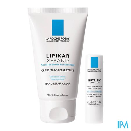vignette La Roche Posay Lipikar Xerand Creme Mains 50ml + Nutritic Levres Soin Stick 4ml7