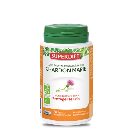 produit Superdiet Chardon Marie Bio Gelule 90